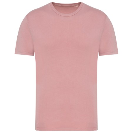 Eco-friendly unisex washed effect t-shirt