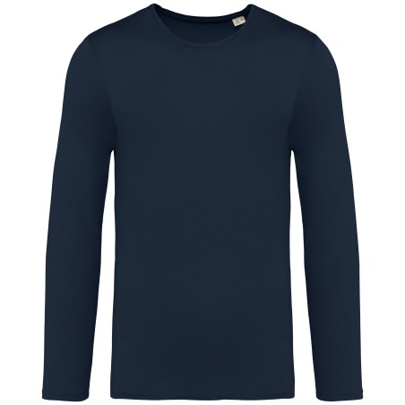 Eco-friendly unisex washed effect long sleeve t-shirt
