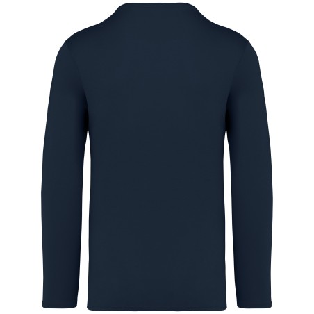 Eco-friendly unisex washed effect long sleeve t-shirt