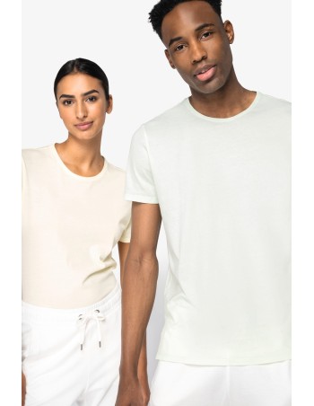 Camiseta ecorresponsable efecto lavado unisex