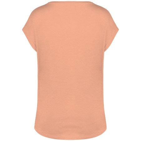 Eco-friendly ladies’ V-neck loose t-shirt