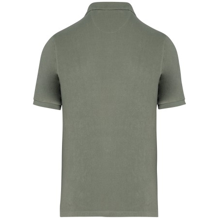 Eco-friendly men\\\'s Terry Towel polo shirt