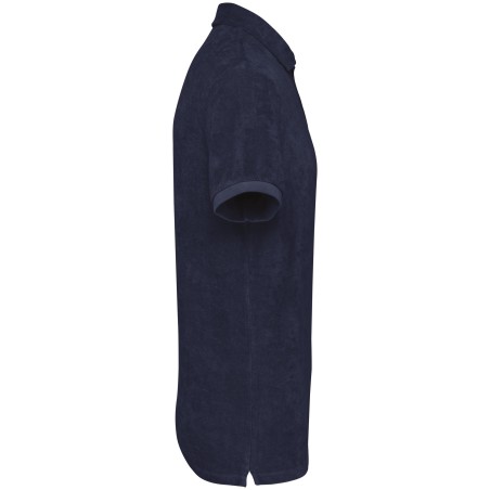 Eco-friendly men\\\'s Terry Towel polo shirt