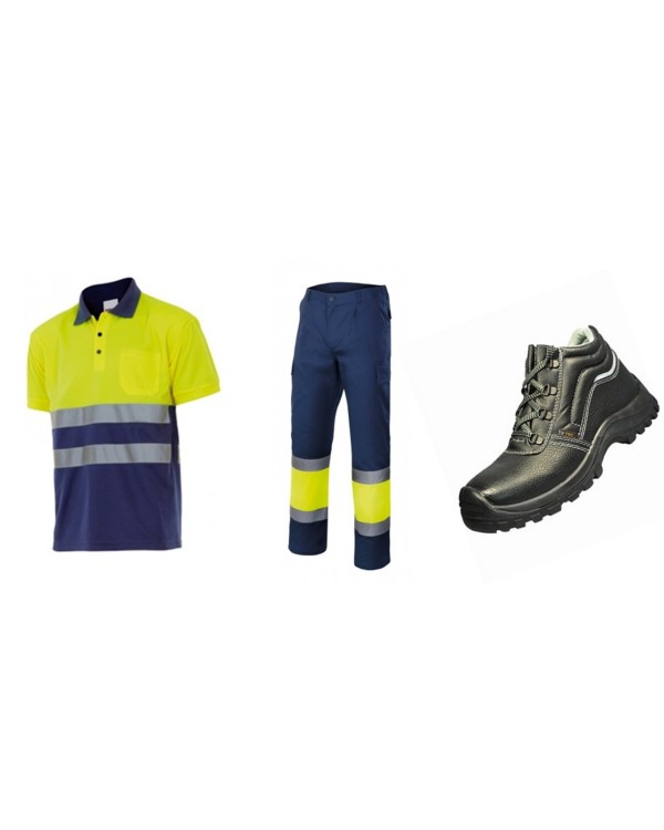 PACK UNIFORME SANITARIO ALTA VISIBILIDAD 2