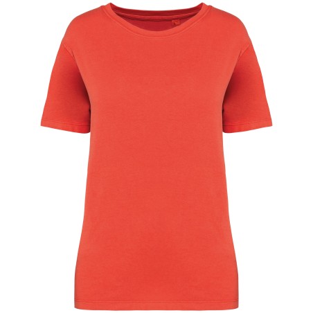 Eco-friendly ladies\\\' washed effect t-shirt