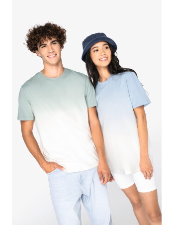 Camiseta ecorresposable Dip Dye unisex