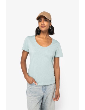 Eco-friendly ladies’ slub t-shirt