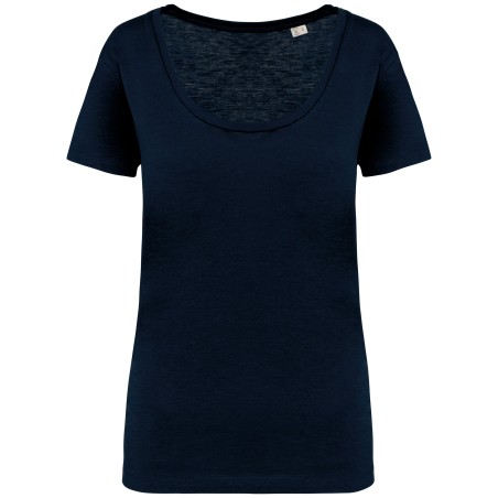 Eco-friendly ladies’ slub t-shirt