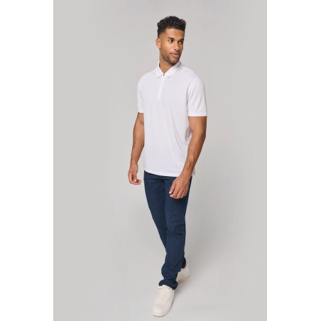 Polo de deporte 1/4 cremallera hombre