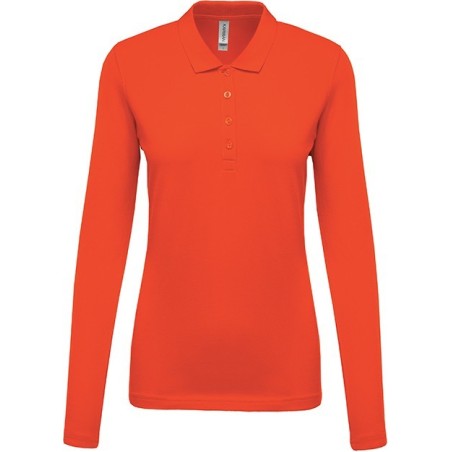 POLO DE TRABAJO MUJER MANGA LARGA AJUSTADO