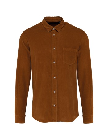 Men\\\'s long-sleeved corduroy shirt 2