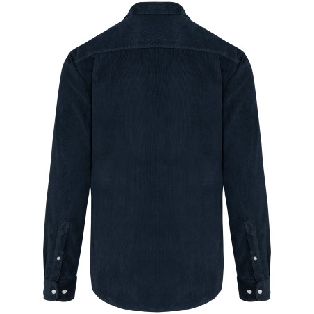 Men\\\'s long-sleeved corduroy shirt