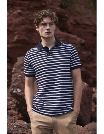 Polo jersey a rayas 2