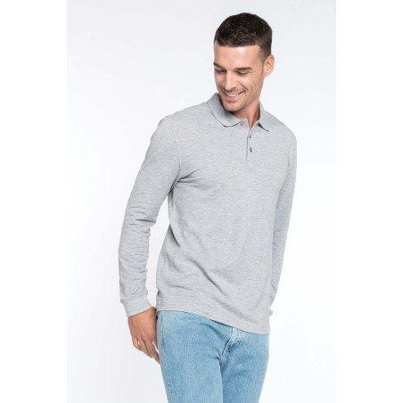 POLO DE TRABAJO HOMBRE MANGA LARGA AJUSTADO