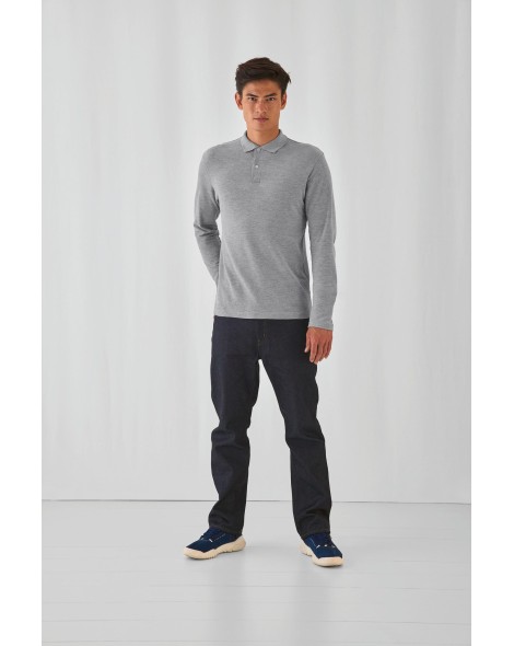 ID.001 Men\\\'s long-sleeved polo shirt