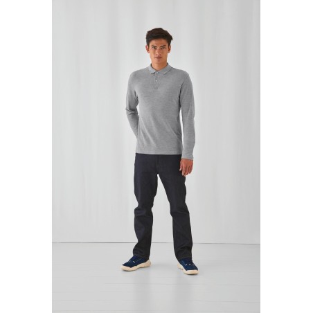 ID.001 Men\\\'s long-sleeved polo shirt