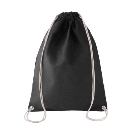 Mochila de algodón con cordones