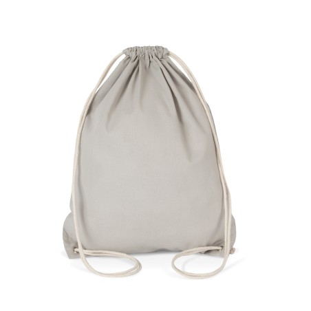 Cotton drawstring backpack