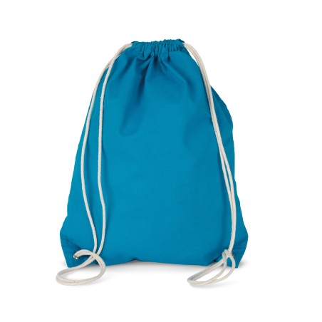 Mochila de algodón con cordones