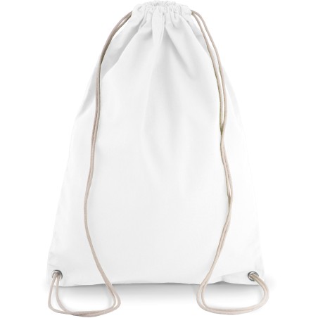 Cotton drawstring backpack