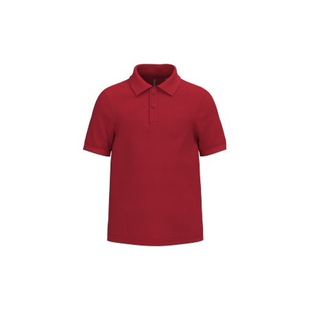 Kids\\\' short-sleeved polo shirt
