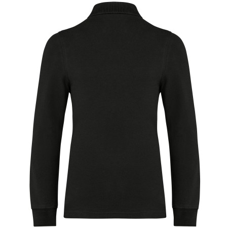 Kids\\\' long-sleeved polo shirt