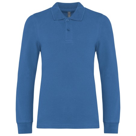 Kids\\\' long-sleeved polo shirt