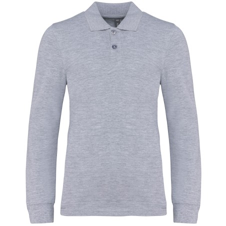 Kids\\\' long-sleeved polo shirt