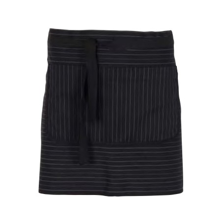 DELANTAL CORTO bolsillo listas diplomatic