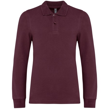 Polo manga larga infantil