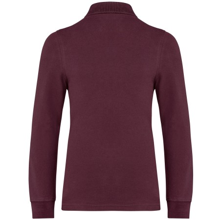 Kids\\\' long-sleeved polo shirt