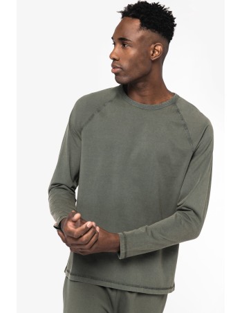 Camiseta ecorresponsable manga larga raglan hombre