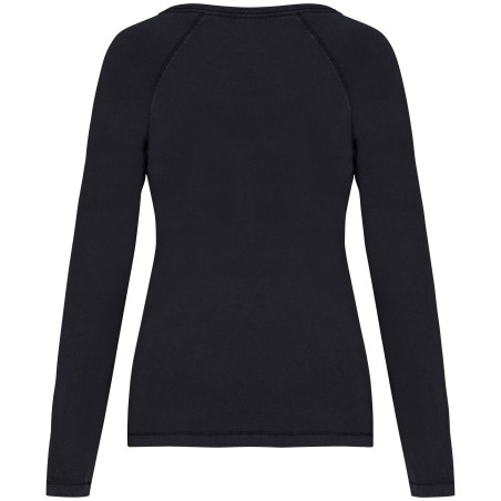 Eco-friendly ladies’ long sleeve raglan t-shirt