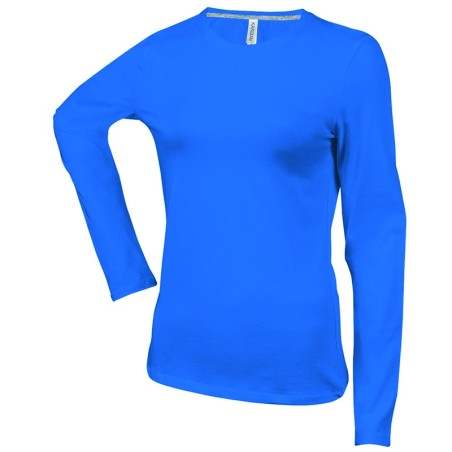 CAMISETA MUJER MANGA LARGA AJUSTADA