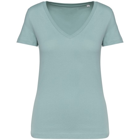 Eco-friendly ladies’ V-neck t-shirt