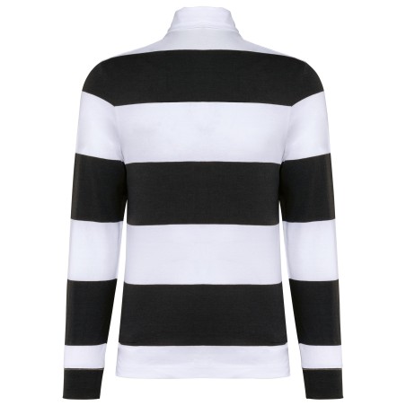 Polo a rayas manga larga unisex