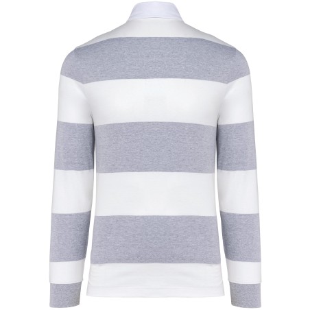 Polo a rayas manga larga unisex