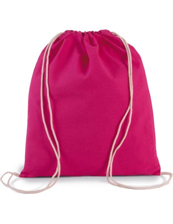 Organic cotton small drawstring bag