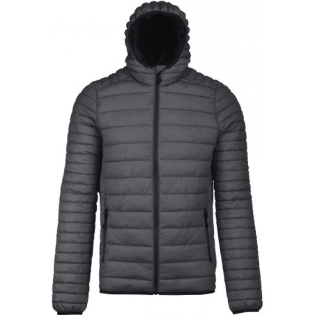 CHAQUETA ACOLCHADA LIGERA CON CAPUCHA HOMBRE