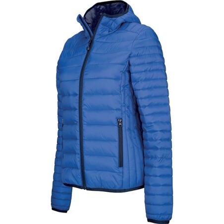 CHAQUETA ACOLCHADA LIGERA CON CAPUCHA MUJER