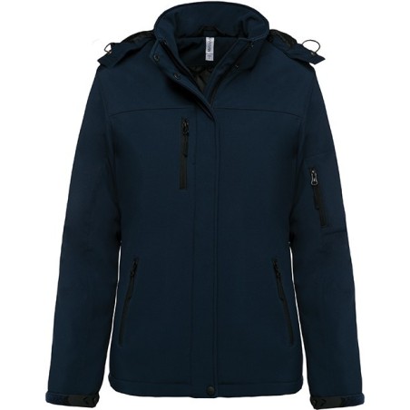 PARKA SOFTSHELL CAPUCHA FORRADA MUJER