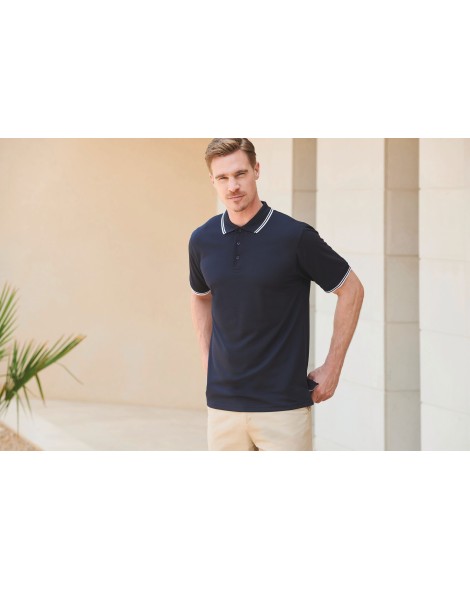 Men\\\'s Coolplus® Tipped Polo Shirt