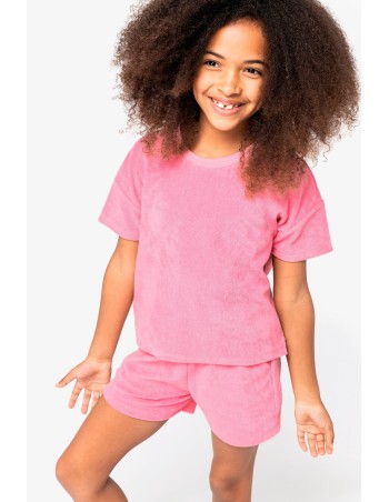 Eco-friendly  girls’ Terry Towel t-shirt