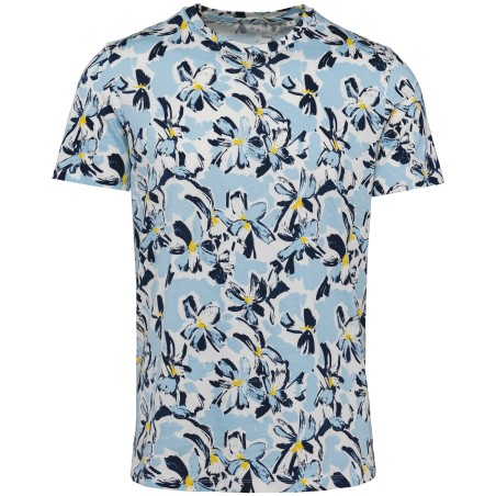 Camiseta ecorresponsable con estampado tropical hombre