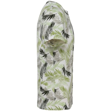 Camiseta ecorresponsable con estampado tropical hombre