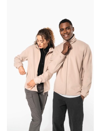 Chaqueta polar ajustable con puños elásticos