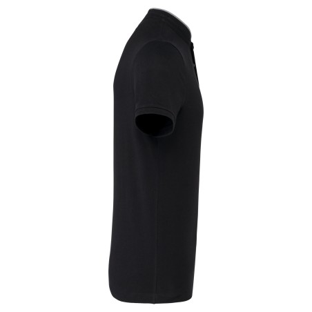 Men\\\'s short-sleeved polo shirt with Mandarin collar