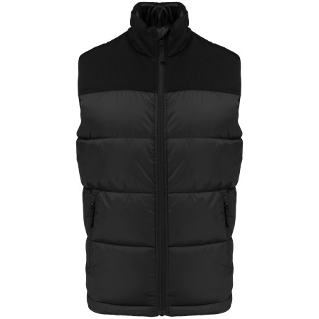 Unisex bi-tone padded bodywarmer