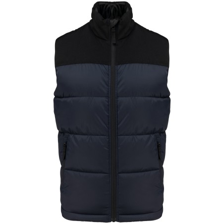 Unisex bi-tone padded bodywarmer