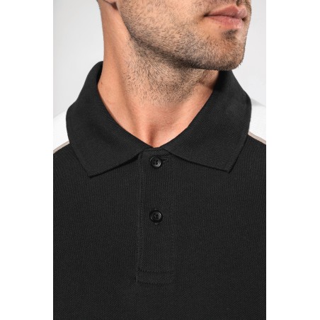 Polo baseball manga corta